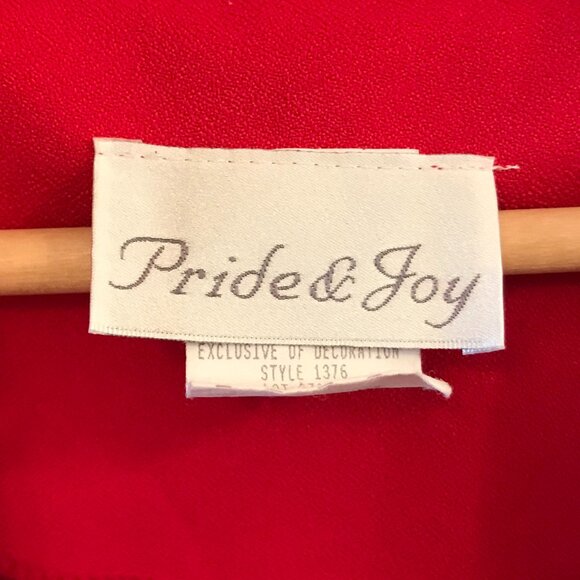 Pride & Joy 70s Geometric Blazer: Vintage Red Jacket Gold Dots, Plus Size 22W - Picture 5 of 9